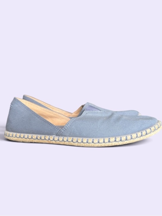BOBS from Skechers Shoes - BOBS blue espadrille flat slip on shoe preowned good condition 8 1/2
